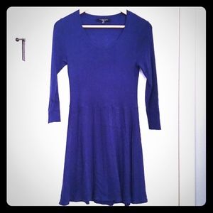 Thakoon blue sweater dress XS/S 3/4 sleeves
